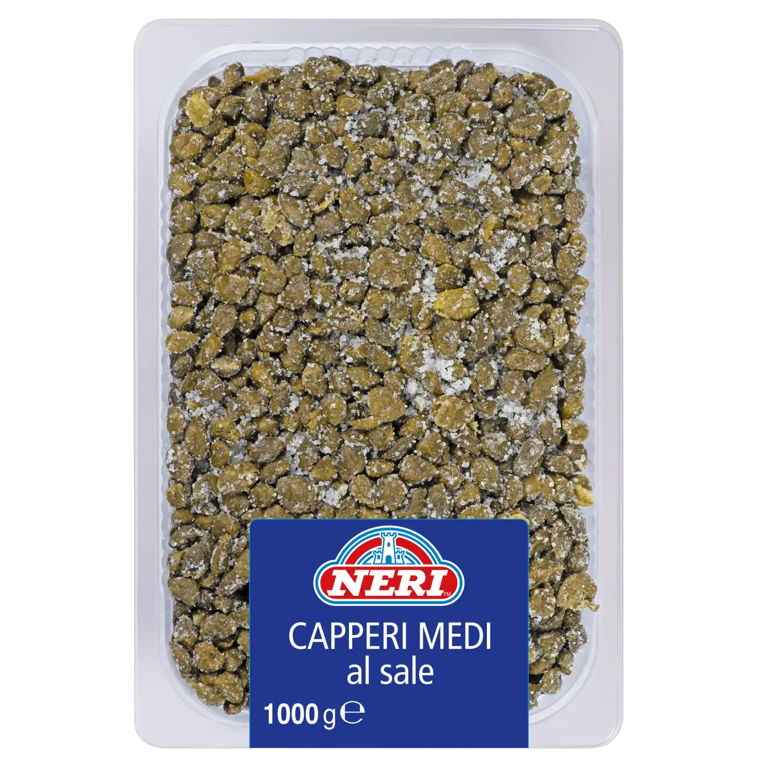 Vaschetta di capperi medi al sale