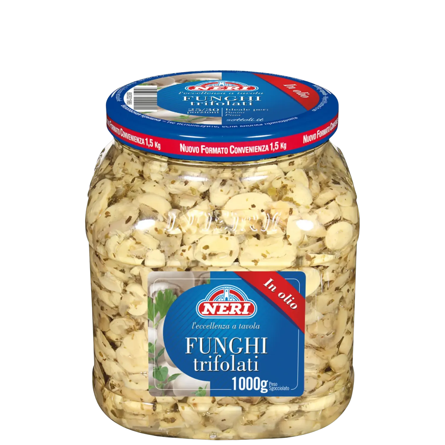 Sautéed Champignon Mushrooms in Oil