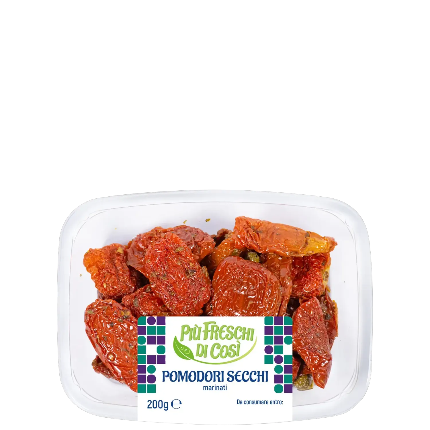 Pomodori secchi marinati in vaschetta